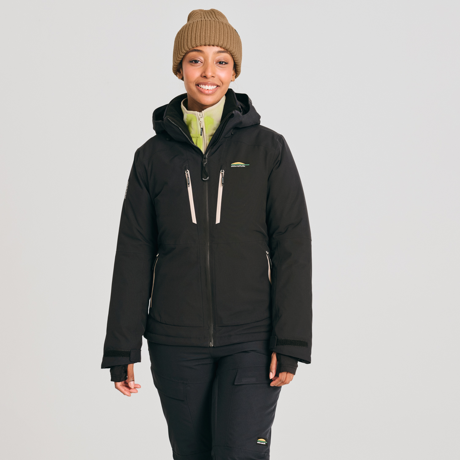 Manteau de ski pour femme de couleur noir