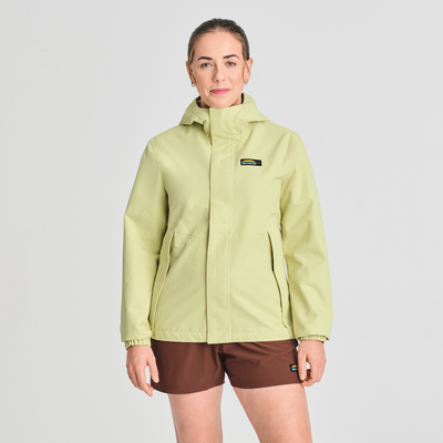Témis - manteau de pluie couleur  jaune vert pour femme