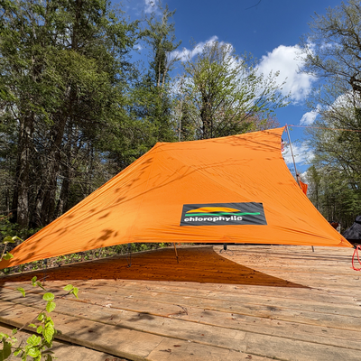 bâche compressible de camping