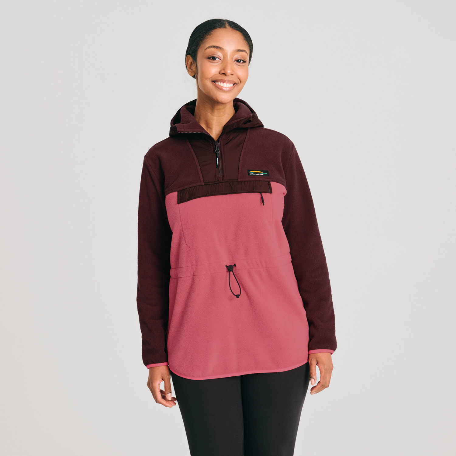 Polar à demi-zip pour femme