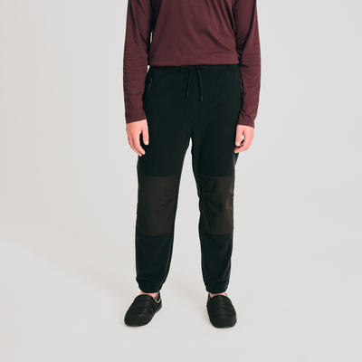 Pantalon jogger en polaire couleur noir pour homme