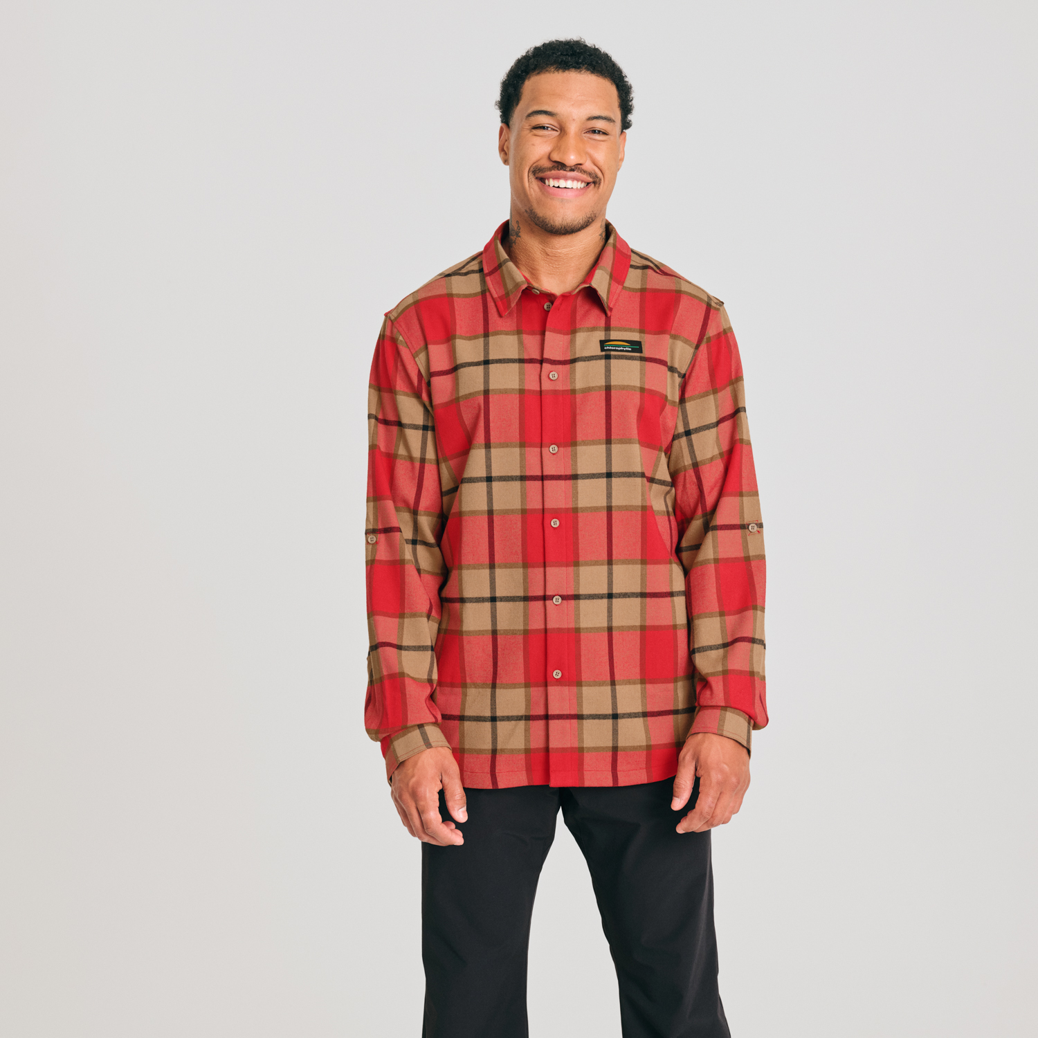 Chemise Simms Coldweather Homme à Carreaux Or Et Noir - Manches Longues - Taille L