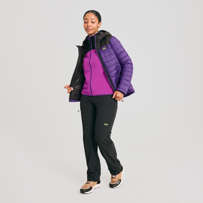 Bivouac - pantalon actif couleur noir pour femme