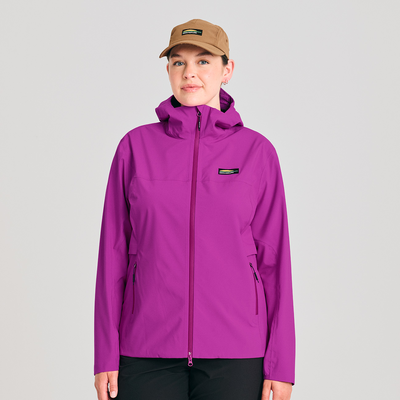 Pinacle - manteau imperméable de couleur mauve pour femme