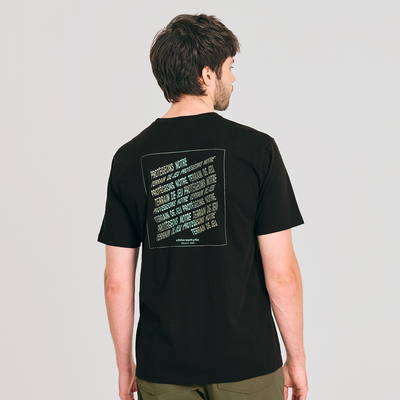 T-shirt à manches courtes pour homme couleur noir