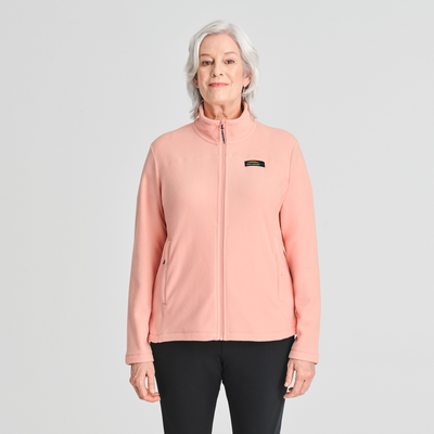 Nilas - veste en polaire couleur rose pour femme