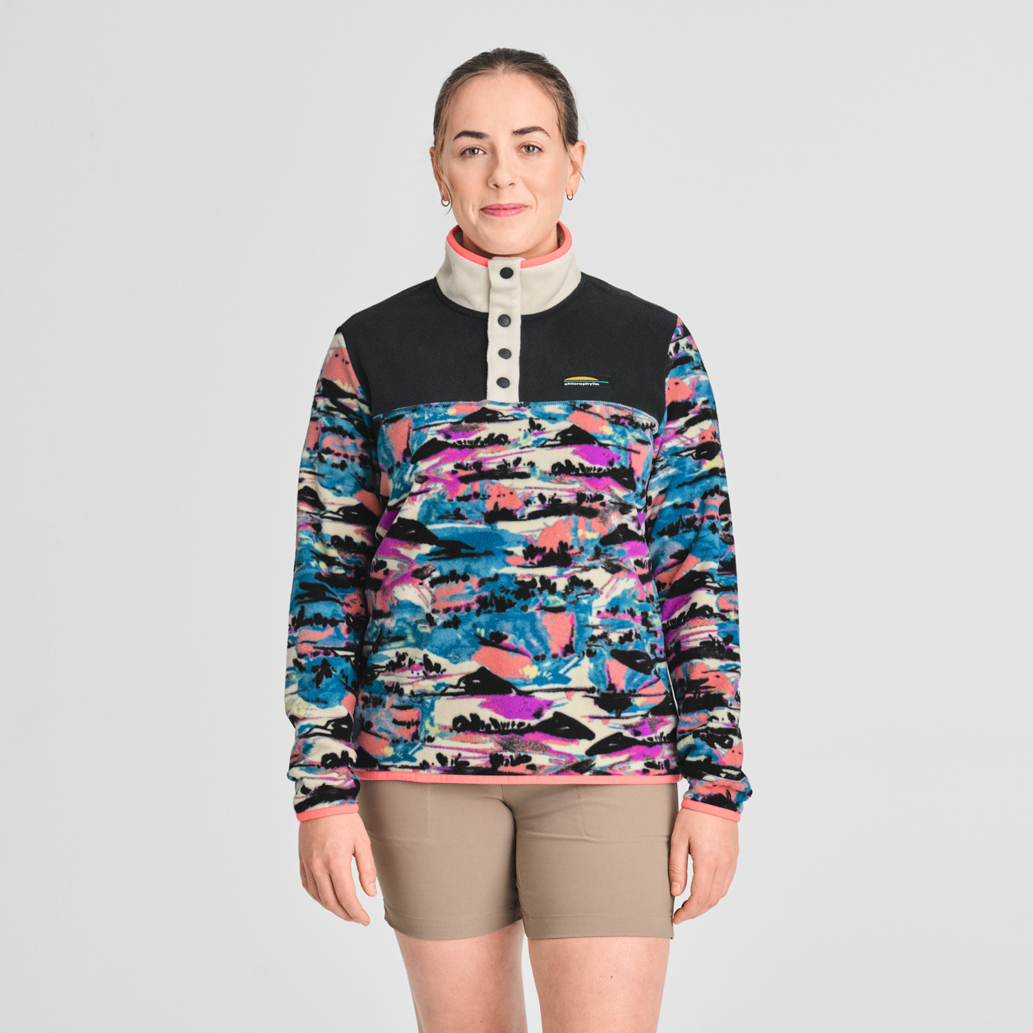 Nilas - chandail en polaire à motifs pour femme