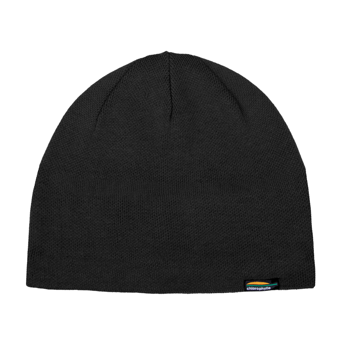 Tuque en tricot noir de Chlorophylle