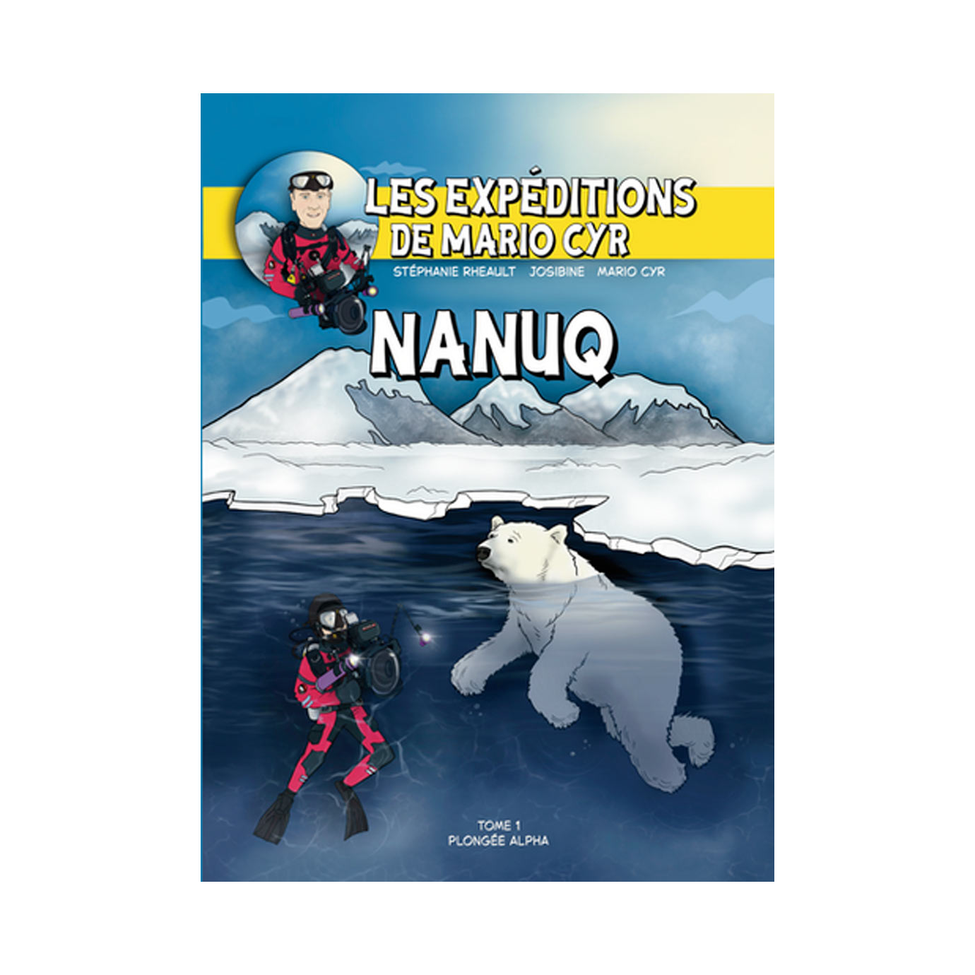 Nanuq, bande dessinée sur l'ours polaire de Mario Cyr