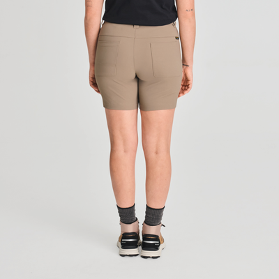 Madrid - short de golf pour femme couleur beige