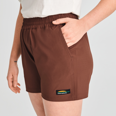 Durango - short sport brune pour femme