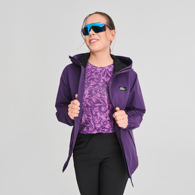 Témis - manteau de pluie couleur mauve pour femme