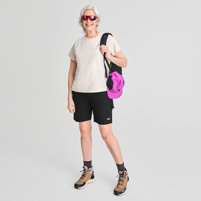 T-shirt technique pour femme de couleur blanc