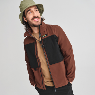 Durango - veste mi-saison couleur brune pour homme