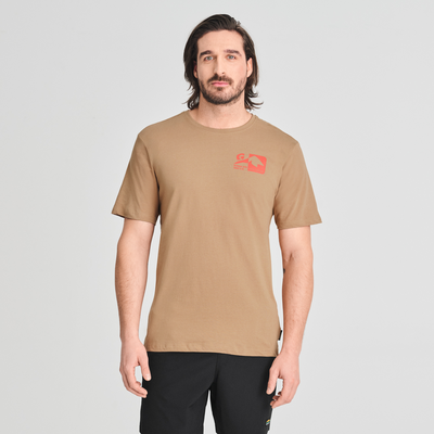 Géo - chandail en coton biologique de couleur beige pour homme