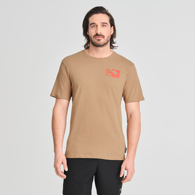 Géo - chandail en coton biologique de couleur beige pour homme