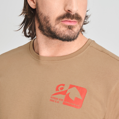 Géo - chandail en coton biologique de couleur beige pour homme