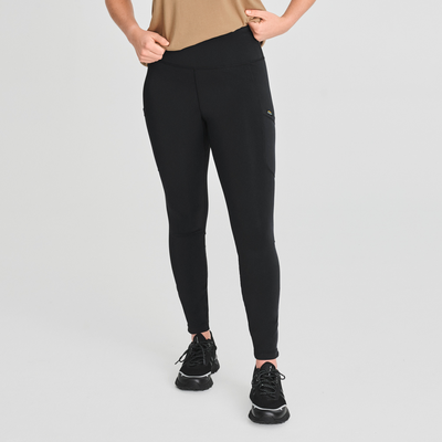 Via - legging noir à poches pour femme