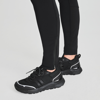 Via - legging noir à poches pour femme