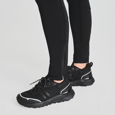 Via - legging noir à poches pour femme