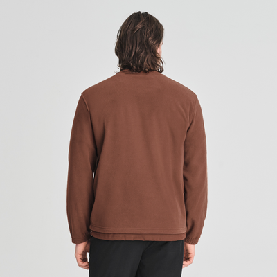 Denali - chandail léger en polaire pour homme couleur brun