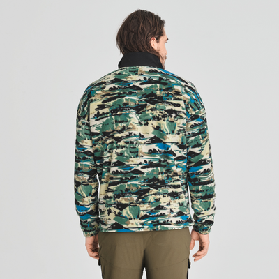 Denali - chandail à demi-zip en polaire couleur vert pour homme
