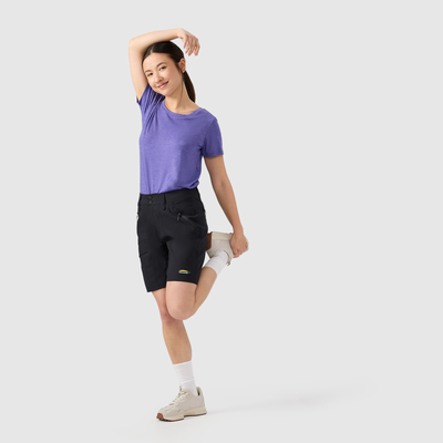 Trek - bermuda de randonnée pour femme couleur noir