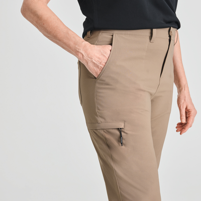 Madrid - capri pantalon de golf pour femme couleur beige