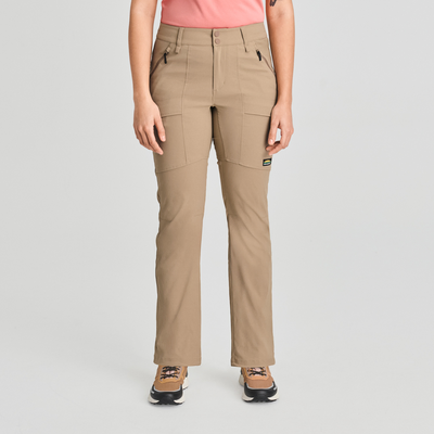 Trek - pantalon de randonnée couleur beige pour femme