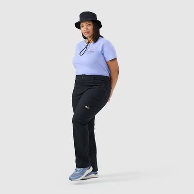 Trek - pantalon de randonnée couleur noir pour femme