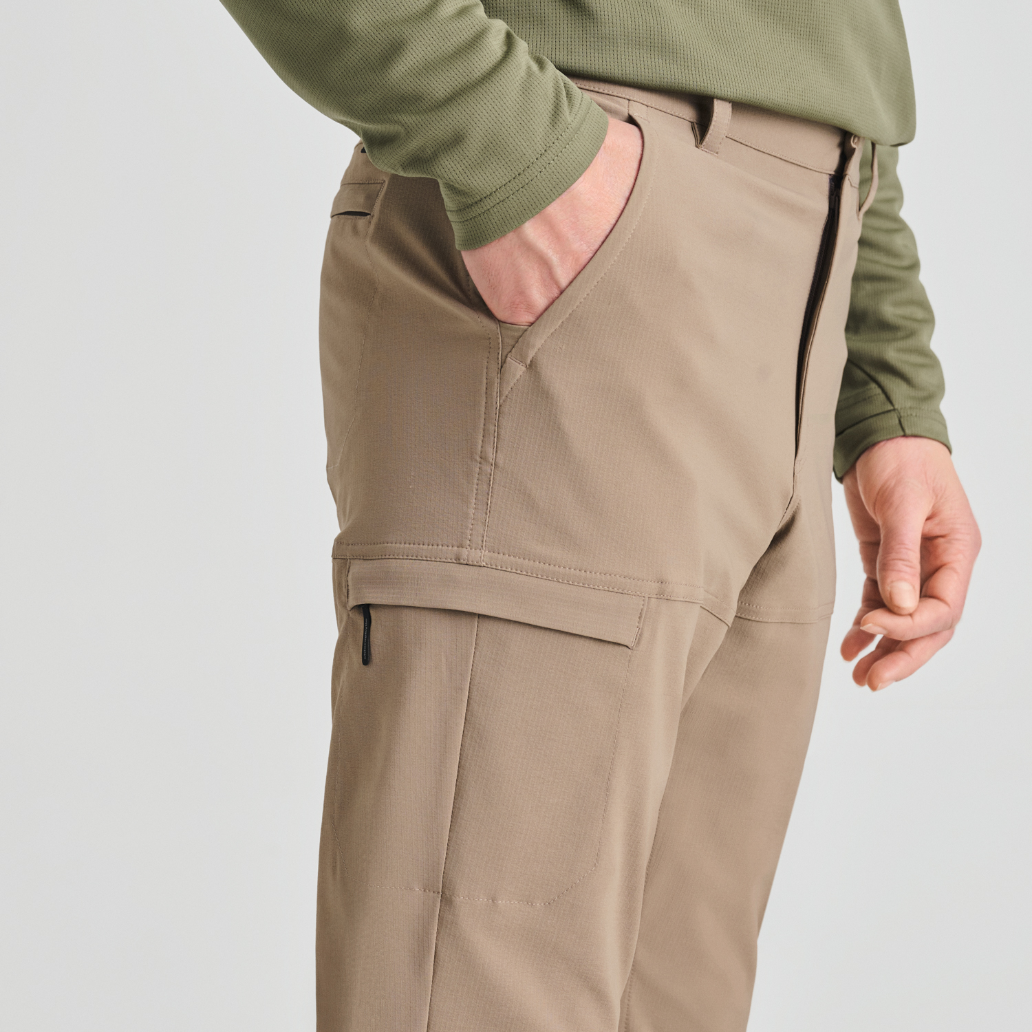 Sierra - pantalon sport couleur beige pour homme