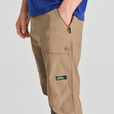 Trek - pantalon de randonnée couleur beige pour homme