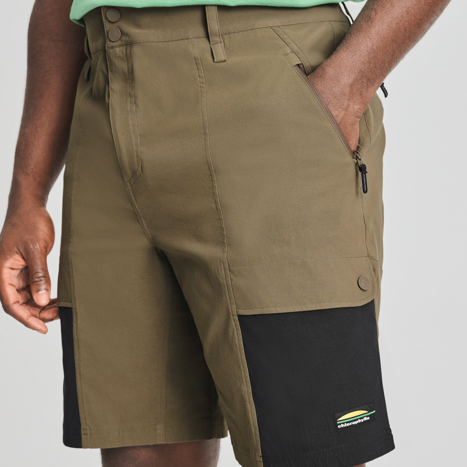 Trek - bermuda de randonnée pour homme couleur vert