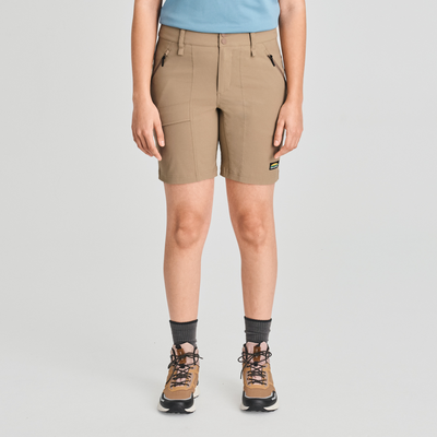 Trek - bermuda de randonnée pour femme couleur beige