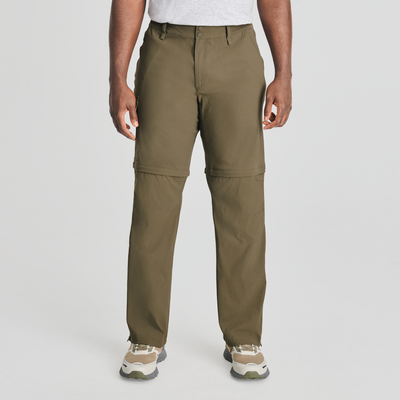 Trek - pantalon convertible couleur vert homme