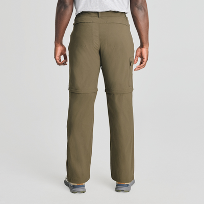 Trek - pantalon convertible couleur vert homme