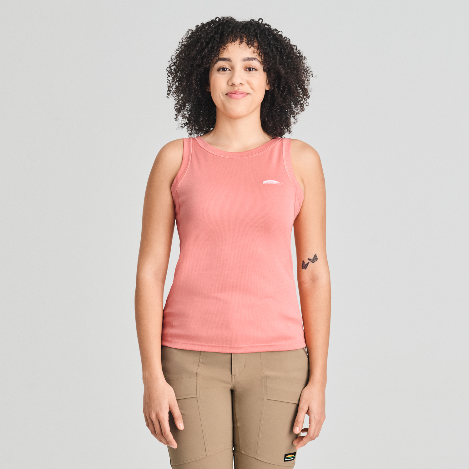 Camisole sport Aventure pour femme de couleur blanche