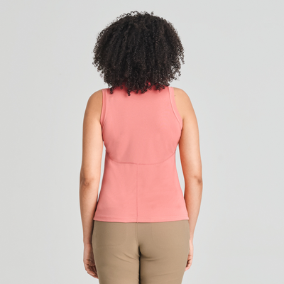 Camisole sport Aventure pour femme de couleur blanche