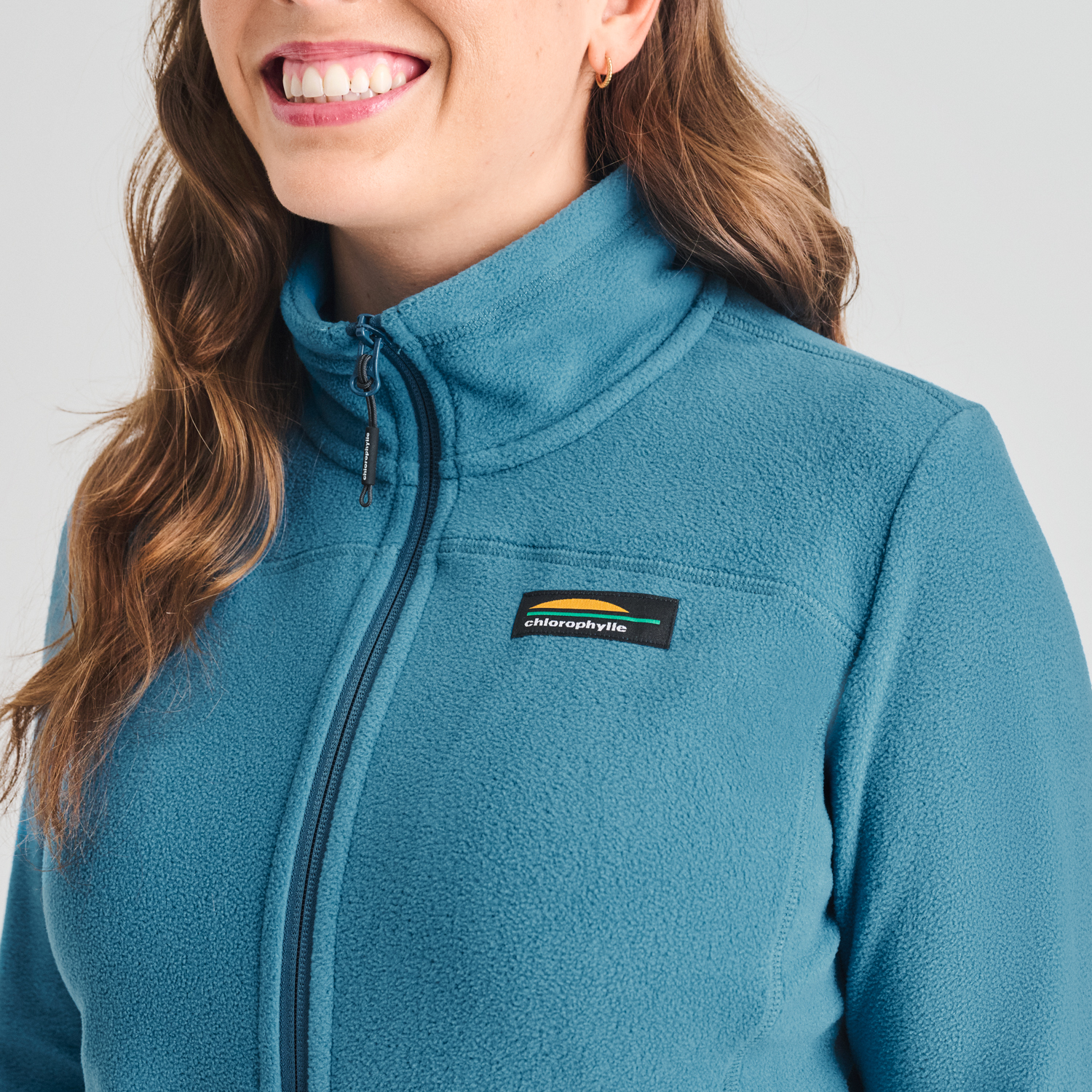 Nilas - veste en polaire couleur bleu pour femme