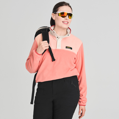 Nilas - chandail en polaire couleur rose pour femme