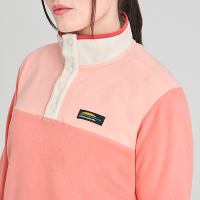 Nilas - chandail en polaire couleur rose pour femme