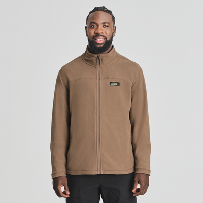 Nilas - veste en polaire pour homme couleur brun