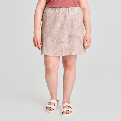 Jupe-short beige Azimut pour femme