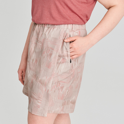 Jupe-short beige Azimut pour femme