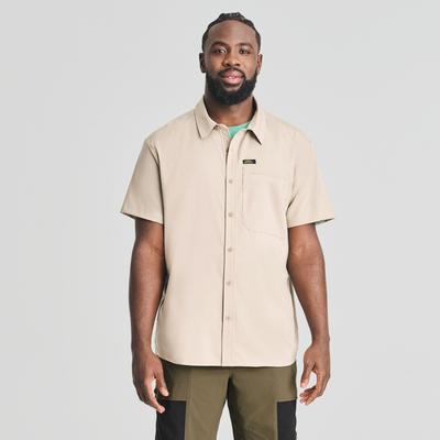 Durango - chemise à protection solaire couleur beige pour  homme