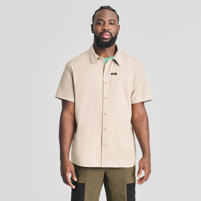 Durango - chemise à protection solaire couleur beige pour  homme