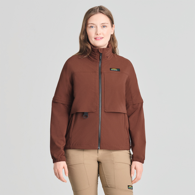 Durango - veste mi-saison couleur brune - femme