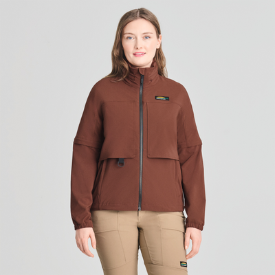 Durango - veste mi-saison couleur brune - femme