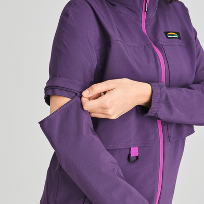 Durango - veste mi-saison couleur mauve  - femme