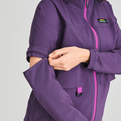 Durango - veste mi-saison couleur mauve  - femme